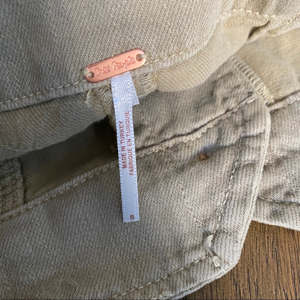 FLASH SALE! Free People high rise utility denim skirt - Picture 6 of 8